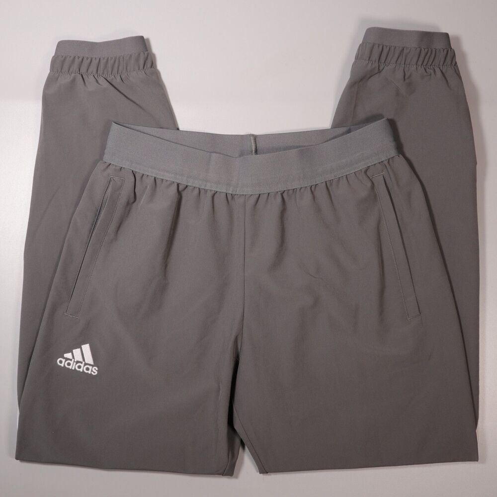 Adidas Team Sideline Woven Training Track Pants Gray IX4871 Men's Medium x 30